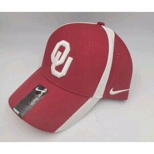 Oklahoma Sooners Hat Cap Mens Strapback Red‎ Nike Legacy9I SEC Football